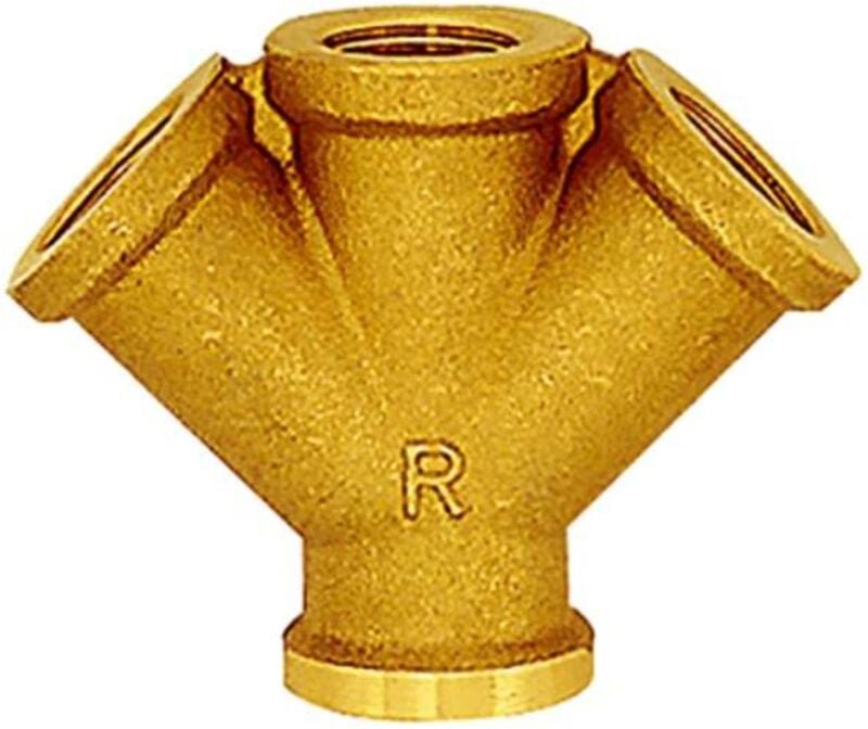 Verteiler/ 3-fach G1/2 innen Messing