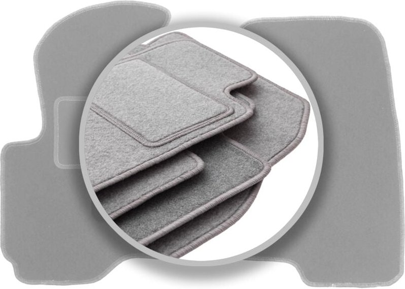 Graue Automatten für: Mitsubishi Colt VII Fließheck (2004-2008)