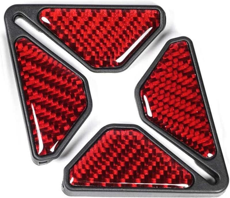 (Rot, 1 Paar) Universeller Eckenschutz für Autotüren, Stoßstangen-Kollisionsschutz, kratzfest