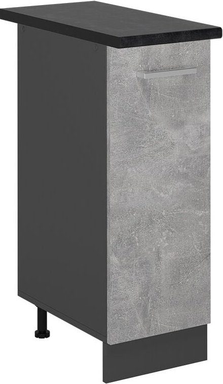 Vicco - Apothekerschrank R-Line, Beton, 30 cm , ap Anthrazit