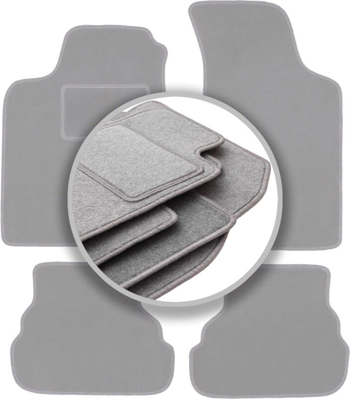 Graue Autofußmatten für: Volkswagen Golf III Cabrio, Schrägheck, Kombi (1993-2002)