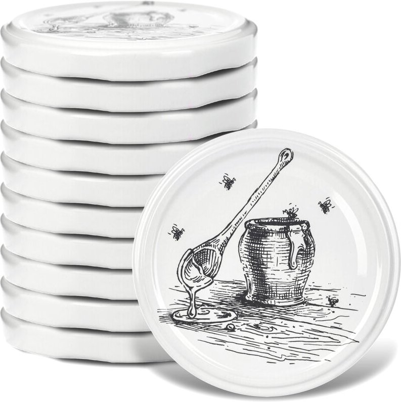 Deckel fi82 10er Pack Muster33 Biene - Kadax