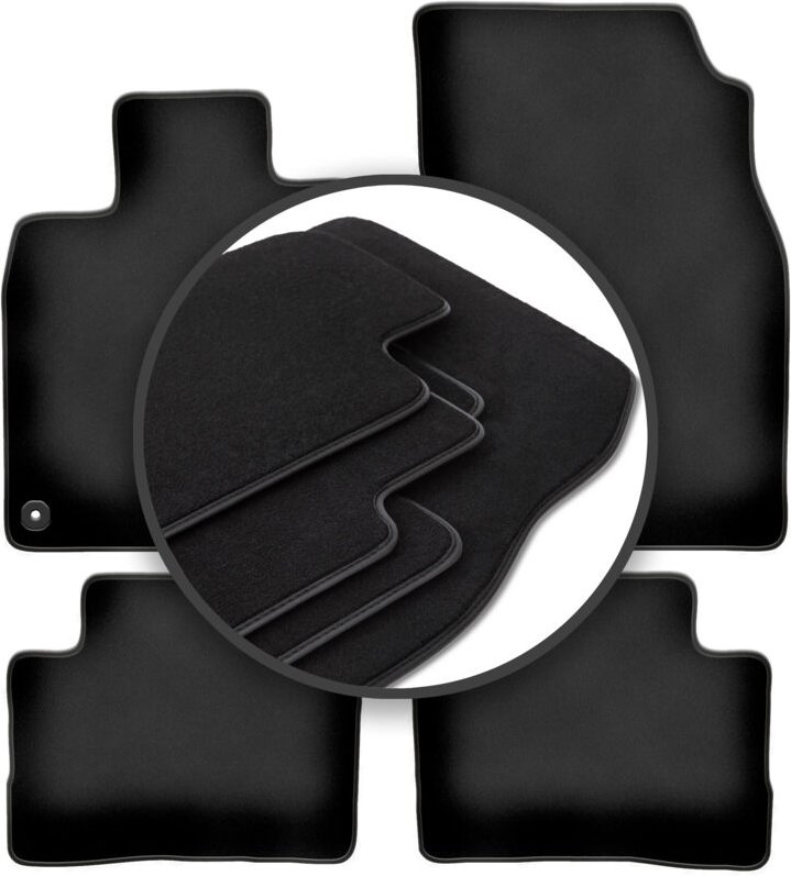 Premium-Fußmatten für: Nissan Qashqai II J11 Crossover (2013-)