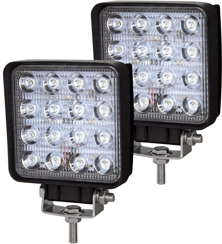 Beijiyi - LED-Arbeitsscheinwerfer, LED-Leiste, 12 v, 48 w, 10 cm, LED-Autoscheinwerfer, wasserdicht, IP67, Spot-Nebelsch...