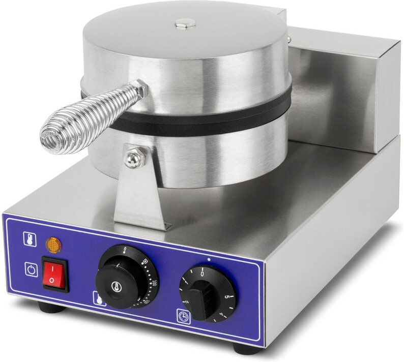 Waffeleisen Belgische Waffel Maker Elektrisch 1000W aus Edelstahl (Timer Funktion bis 5min, Temperatur 50-300 °c Stufenl...
