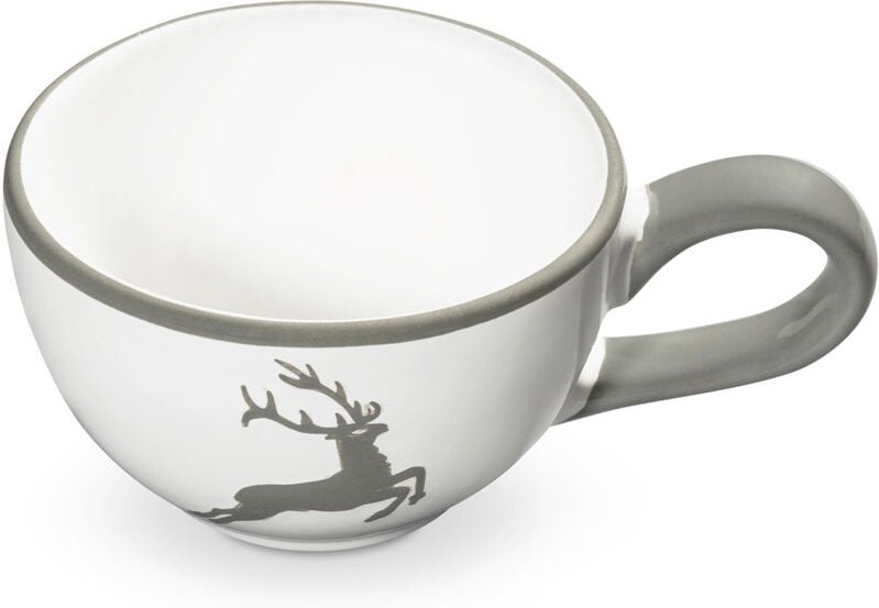 Thumbnail - Gmundner Keramik - Grauer Hirsch, Mokkatasse 0,06 Liter