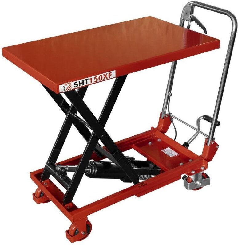 Holzmann Scheren-Hubtischwagen SHT150XF Höhe 22,5 - 74 cm Hubwagen