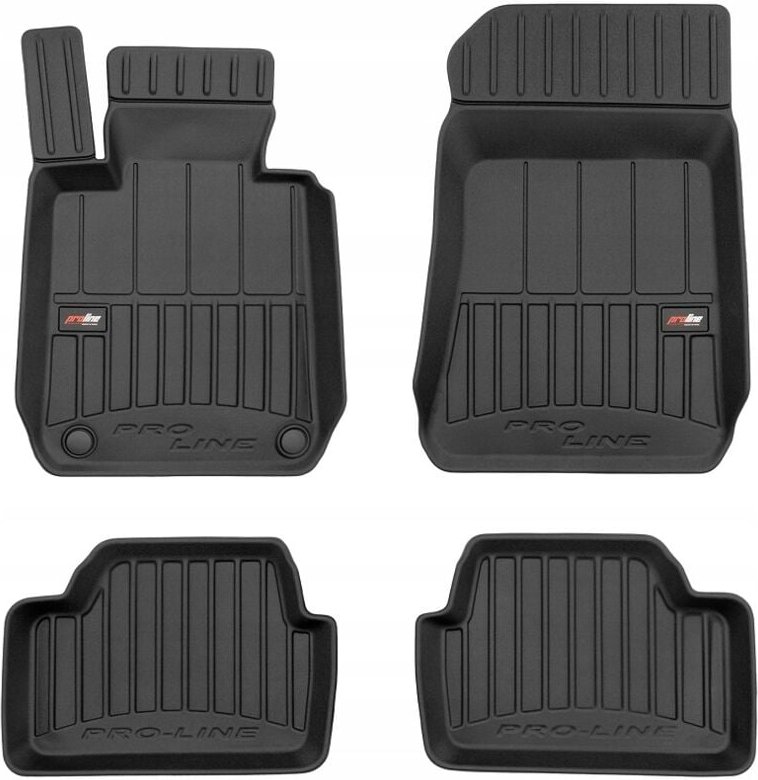 Gummimatten und Fußmatten BMW 1er E81 2004-2011 3D Mulde
