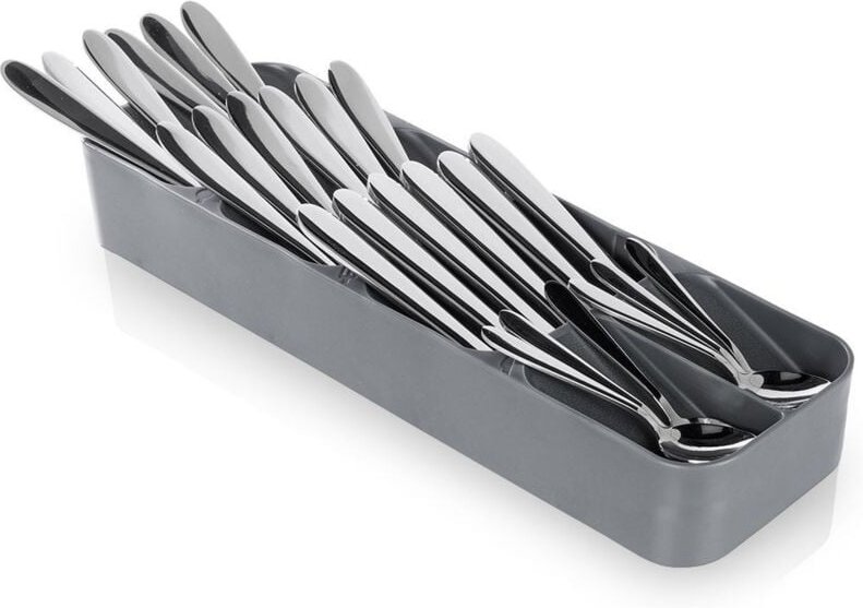 Besteckschubladeneinsatz für Löffel, Messer, Gabeln und Teelöffel, Küchenorganizer