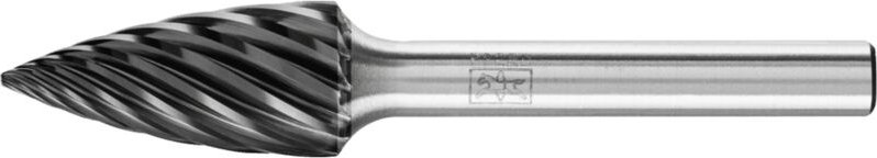 Thumbnail - PFERD Hartmetall Hochleistungsfrässtift INOX Spitzbogen SPG Ø 12x25 mm Schaft-Ø 6 mm HICOAT Edelstahl