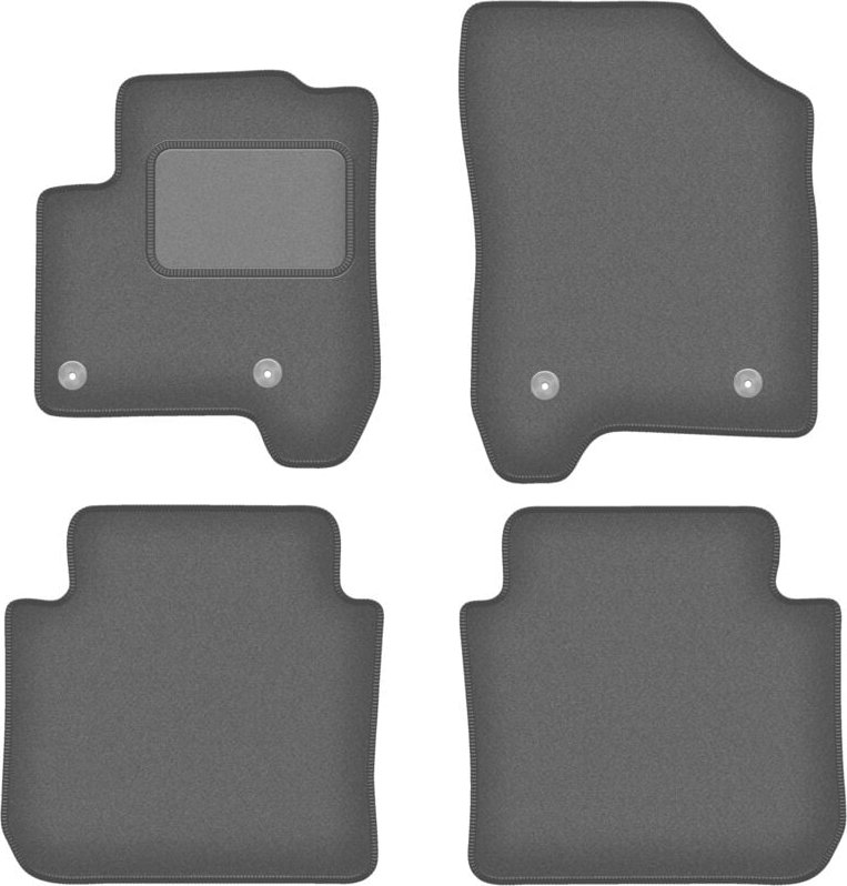 Graphit-Fußmatten für: Citroen C3 Picasso Minivan (2008-2017)