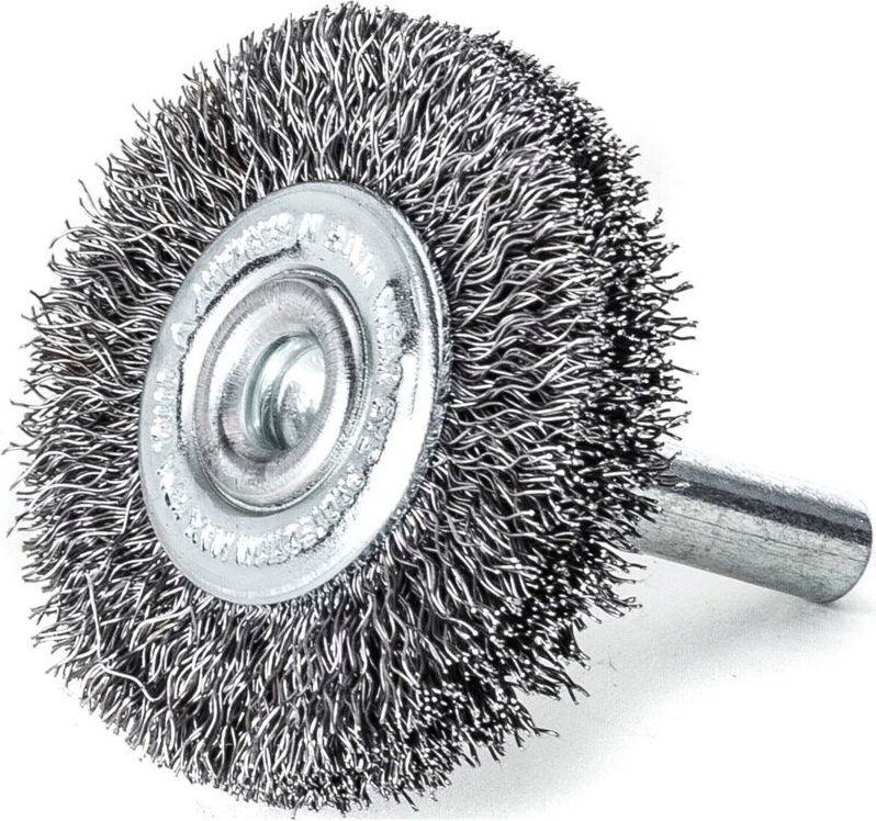 Lessmann Schaft-Rundbürste Stahldraht 0,30 mm, Bürsten-⌀xBesatzbreite: 50X15 mm