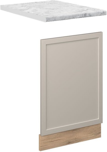 Thumbnail - Vicco - Frontblende Fame-Line, GrauBeige, 45 cm, ap Marmor