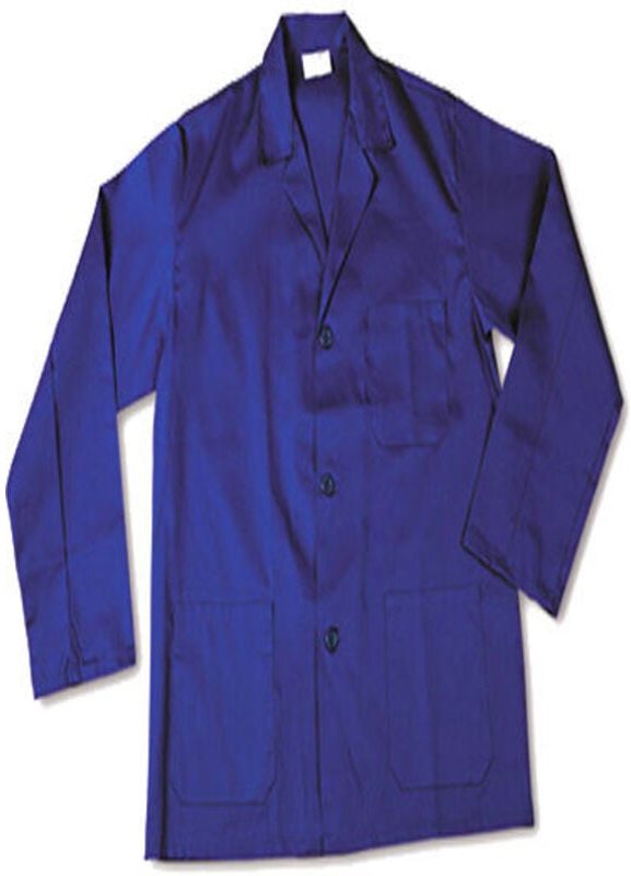 Lange blaue Tergal-Robe T-54-56 388BAU