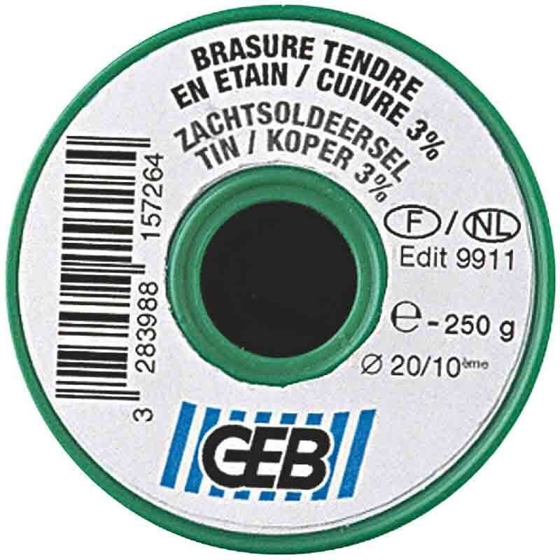 Zinn-/Kupferdraht 250 g Geb