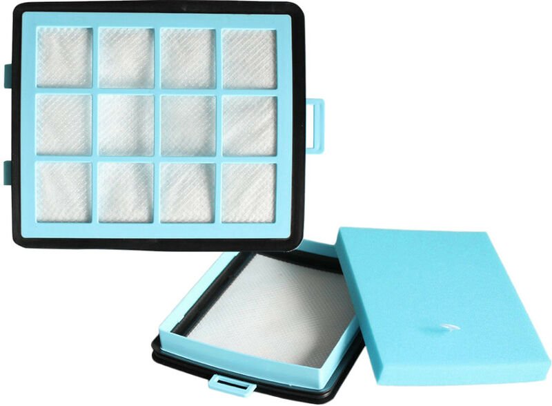 HEPA-Filter inklusive Schwamm für Philips PowerPro Eco FC9720/09 FC9721/09 FC9722/09 FC9722/19 FC9723/09 FC9724/09 FC972...