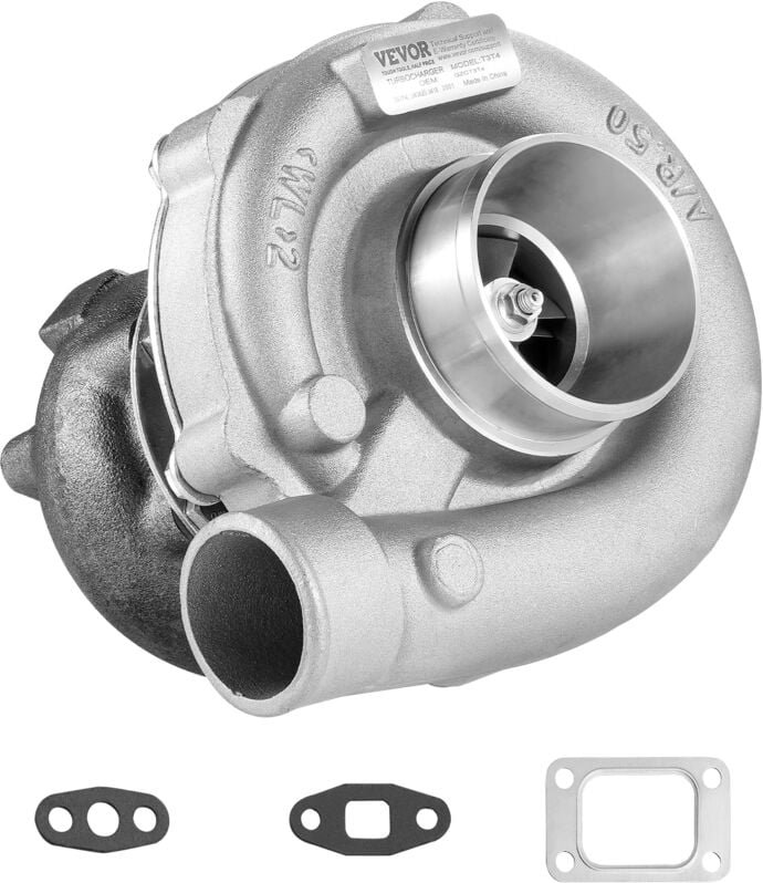 Thumbnail - Turbo-Turbolader mit Dichtungssatz, Turbolader-Ersatz für Automotoren, kompatibel mit 1,5 l – 4,0 l Hubraum, hitzebestän...