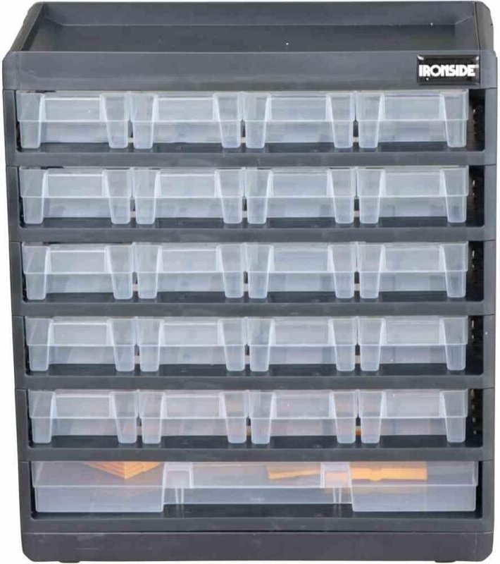 Klarsicht-Magazin 21 Schubläden 300 x 135 x 335 mm, Kunststoff