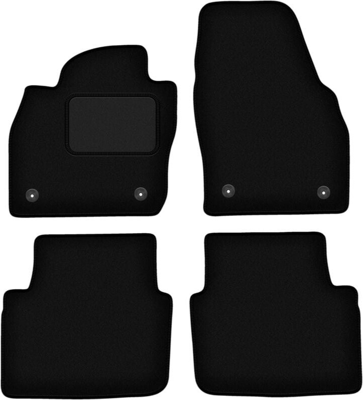 Schwarze Veloursmatten für: Skoda Kamiq Crossover (2019-)