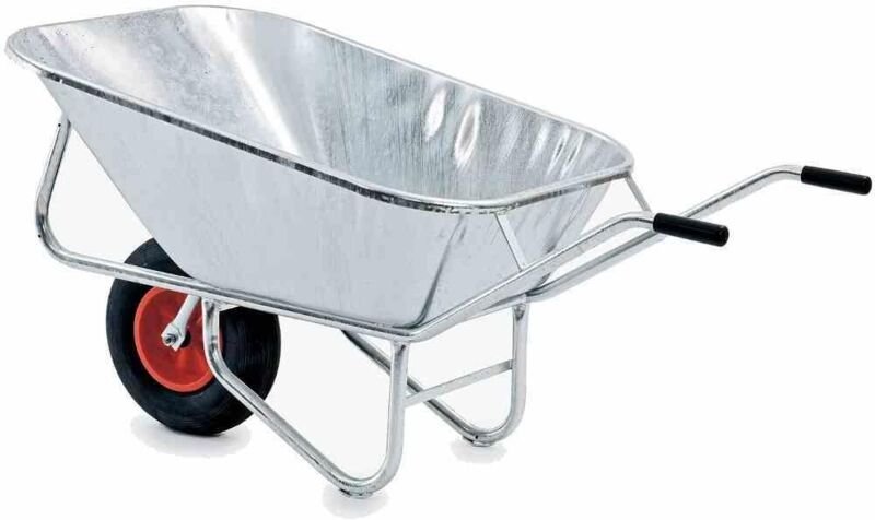 Großmuldenkarre 200 l 1-Rad mit 1-Rad Achse