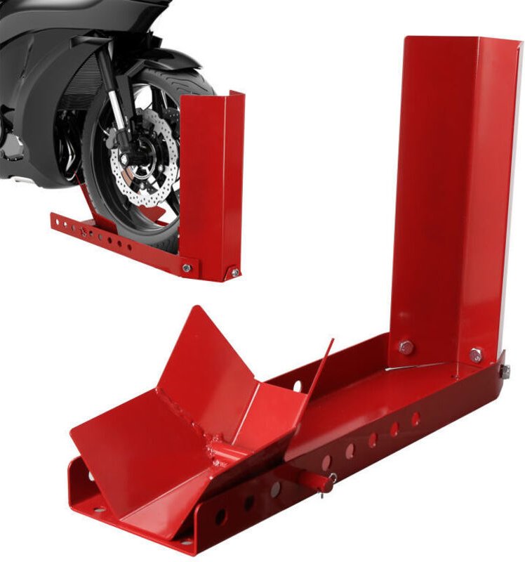 Thumbnail - TolleTour Motorradwippe Motorrad vorne Verladehilfe Schiene Vorderradklemme Radwippe Motorrad Radklemme Motorradständer