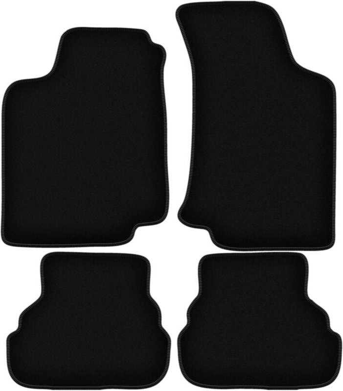 BASIC schwarze Veloursmatten für: Volkswagen Vento Limousine (1991-1997)