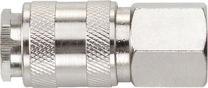 Kit 2 universelle schnellhahn 3/8 weiblich gewinde fuer druckluft Fervi 0785/2f