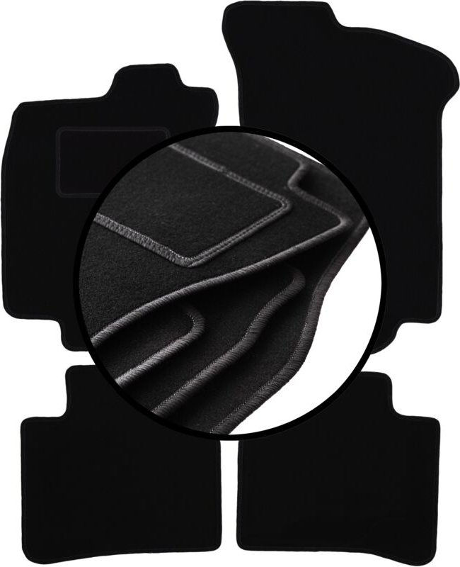 Komplettset Veloursmatten für: Fiat Tipo I Schrägheck (1988-1995)