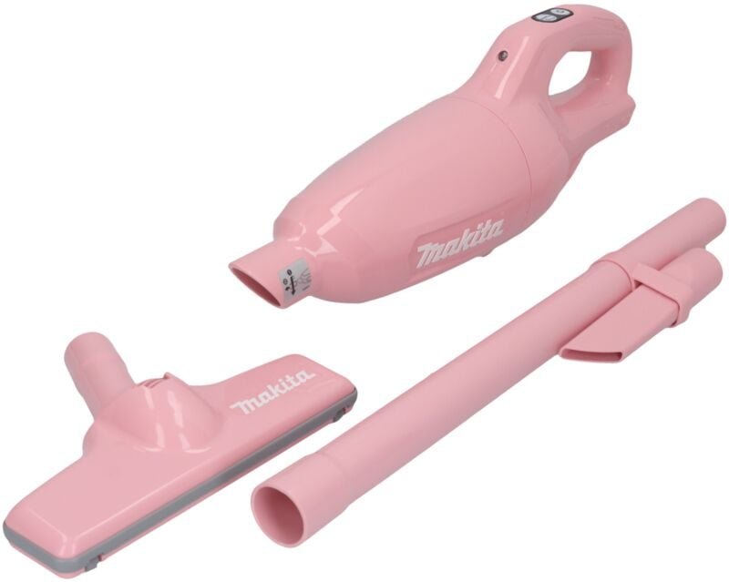 Makita CL 108 FDZP Akku Staubsauger 12 V max. 0,6 L pink Solo - ohne Akku, ohne Ladegerät