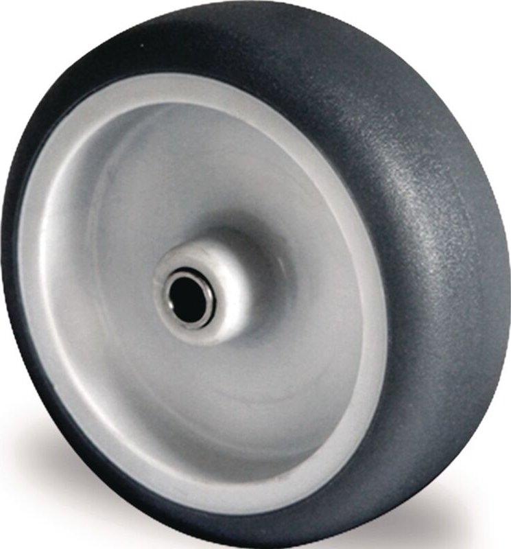 Ersatzrad Rad-Ø 75 mm Tragfähigkeit 75 kg tpe grau Achs-Ø 6 mm Nabenlänge 28 mm