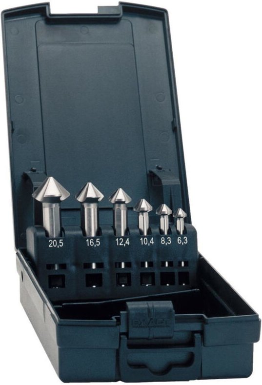 Kegelsenker-Set Advanced DIN335 Form c 90Grad cbn geschliffen 6,3-25,0mm exact