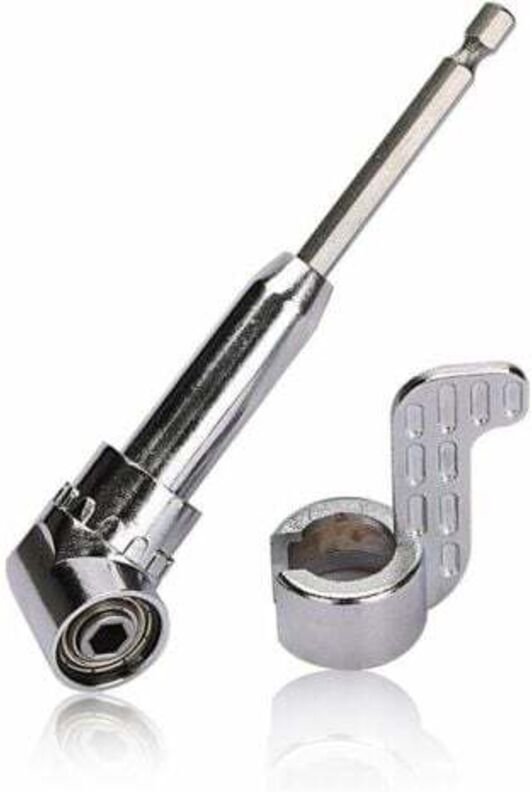 Winkelschraubendreher, rechtwinklig, 105 Grad, 1/4 Zoll Sechskantschaft für Bohrmaschine