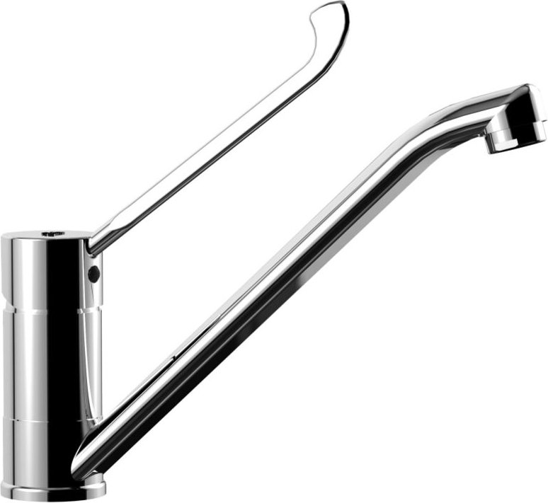 Paffoni - Candy CA303CR Serie Spültisch-Einhandbatterie mit klinischem Hebel Verchromt - Messing