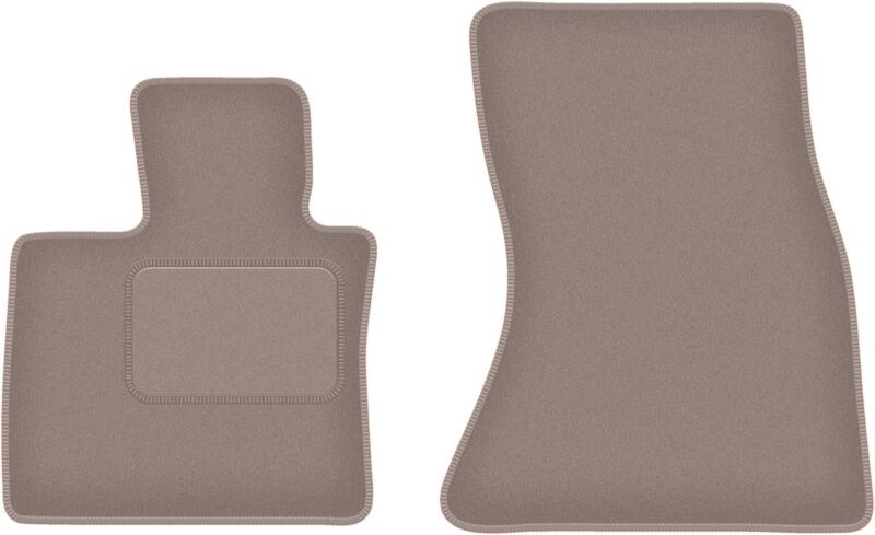 Beige Vordermatten für: BMW X5 F15 7-Sitzer (2013-)