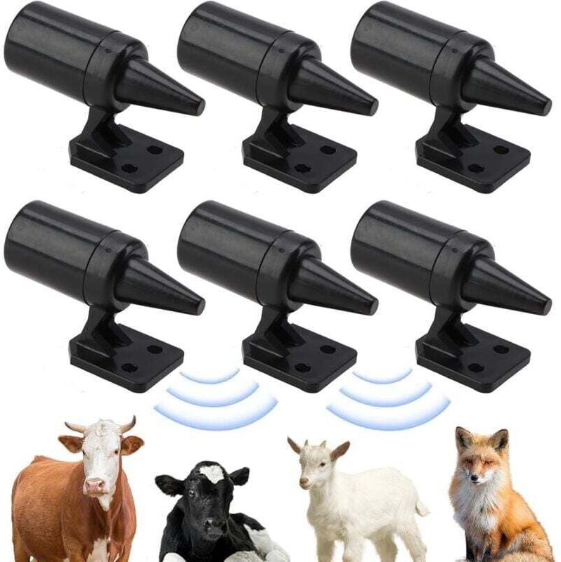Mumu - 6er-Pack Ultraschall-Anti-Wild-Pfeife, Anti-Wild-Pfeife fürs Auto, Wildschweinabwehr, effektiver Ultraschall für ...