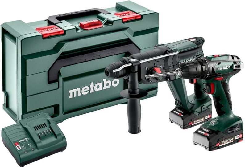 Metabo - Akku Combo Set 2.3.2 18 v, bs 18 + kh 18 ltx 24 x 165 l