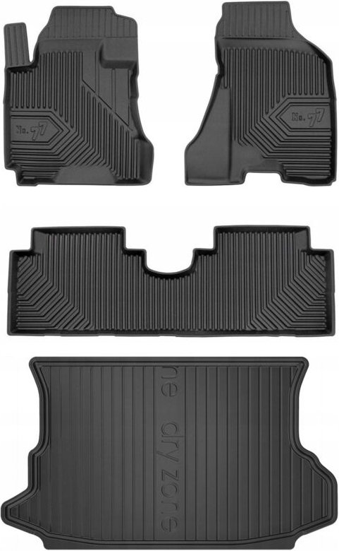 SET 77 Fußmatten und Fußmatten Hyundai Tucson 1 2004-2009