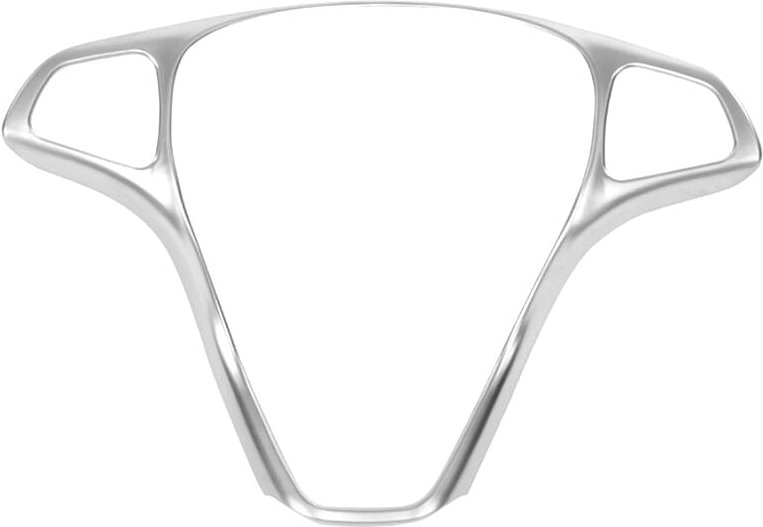 Thumbnail - Tlily - Rahmen Verkleidung für Lenk Rad Knopf Abdeckung - W447 Silber Chrom abs 2014-2017 Innen Raum ZubehöR