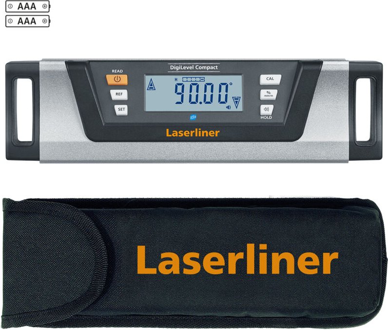 Laserliner - DigiLevel Compact 081.280A Digitale Wasserwaage 0.5 mm