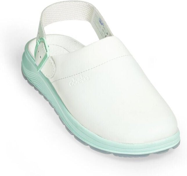 Medizinische Clog active 85081 weiß perforiert mit Schnalle Gr.40