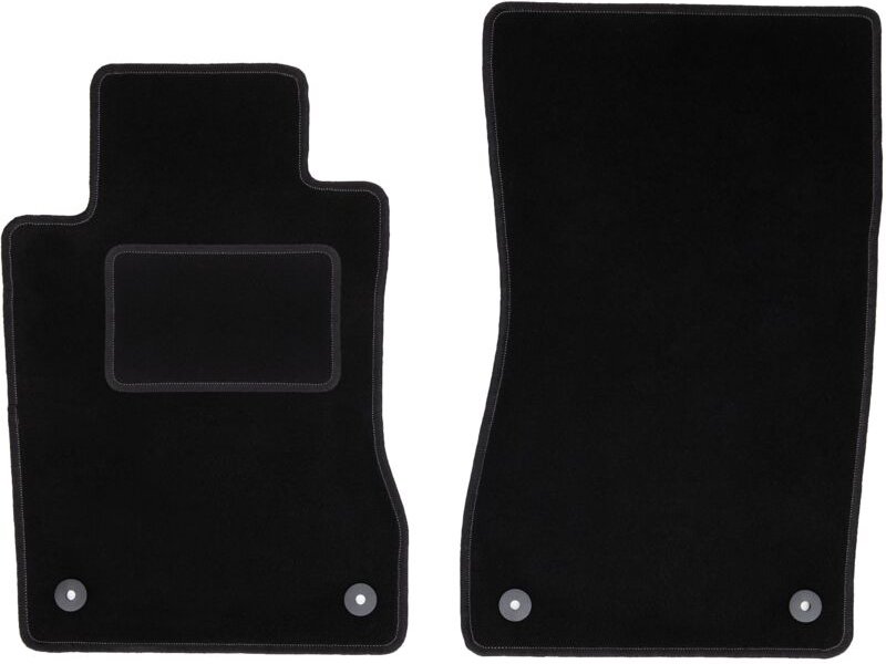 Vordere Matten schwarz für: Mercedes E W211 Limousine, Kombi (2002-2009)