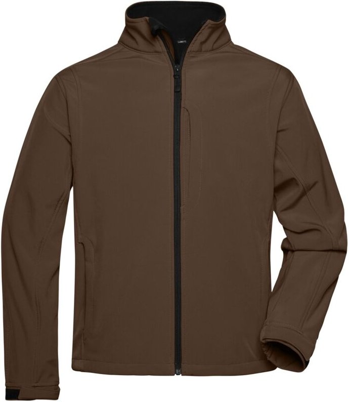 James&nicholson - Softshell Jacke Herren JN135 Gr. xl brown