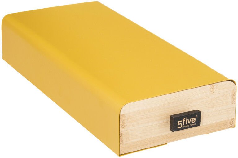 Kapselhalter Modern color Schublade aus Bambus Atmosphera Ocker - Ocre