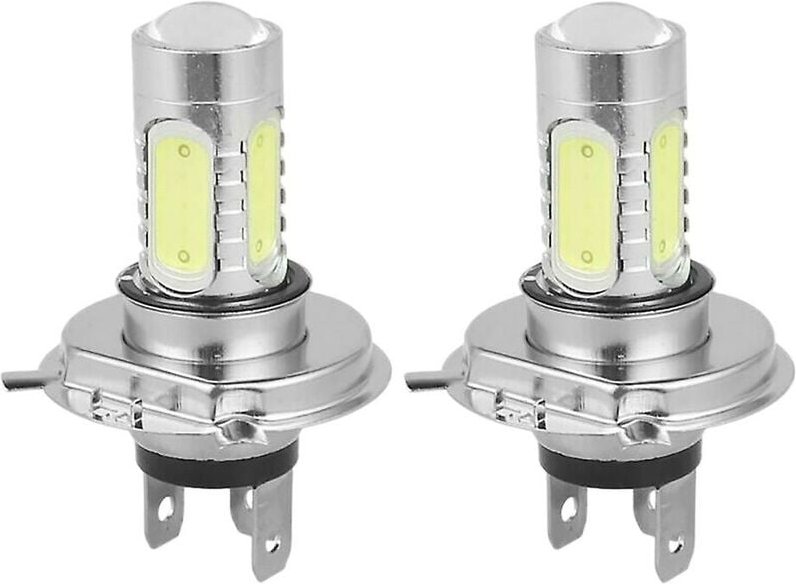 Woosien - H4 Led Xenon Weiße Scheinwerferlampen 6500k Nebelscheinwerfer 12v Autoscheinwerfer Glühbirnen