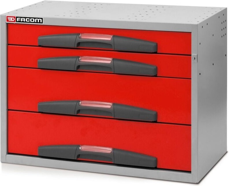 FACOM Regal mittel tief 4 Schubladen fest