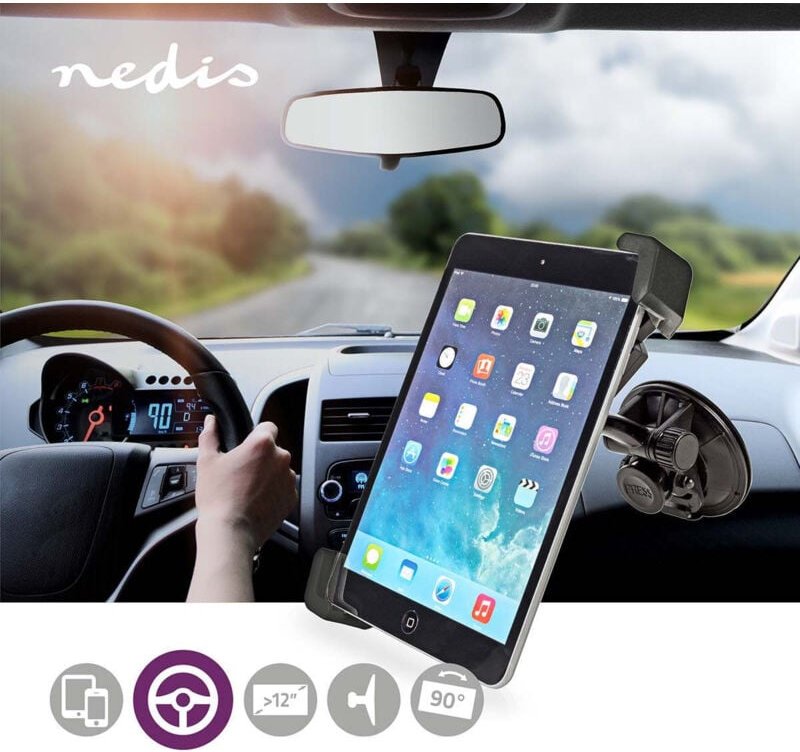 Tablet autohalterung max bildschirmgroe kompatibilitat 12 - auto montiert an fenster und kopfstutzen juserable