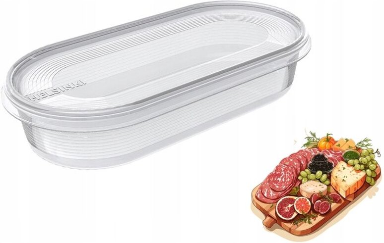 Plast Team Helsinki 400 ml blauer Behälter