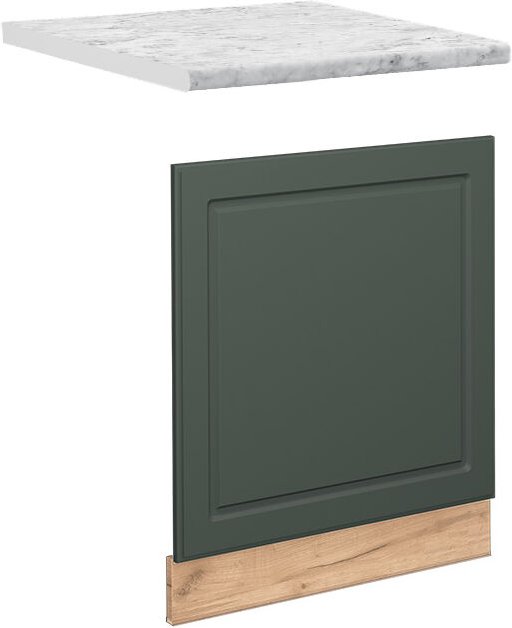 Vicco - Frontblende Fame-Line, Grün-Gold Landhaus, 60 cm , ap Marmor