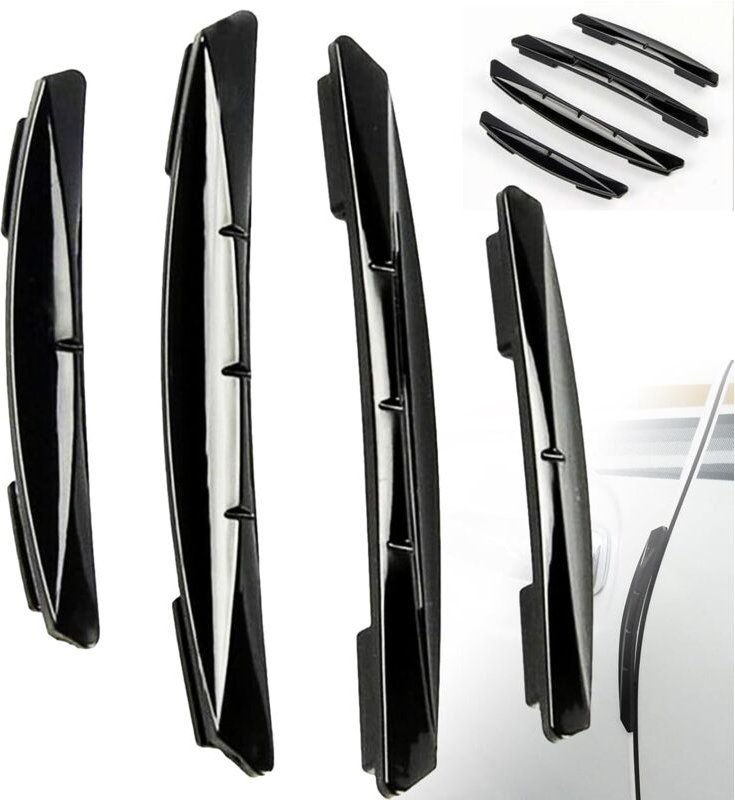 Csparkv - 4 Stück Türkantenschutz, Autotürschutz, Antikollisionsstoßstange, geeignet für die meisten Autos