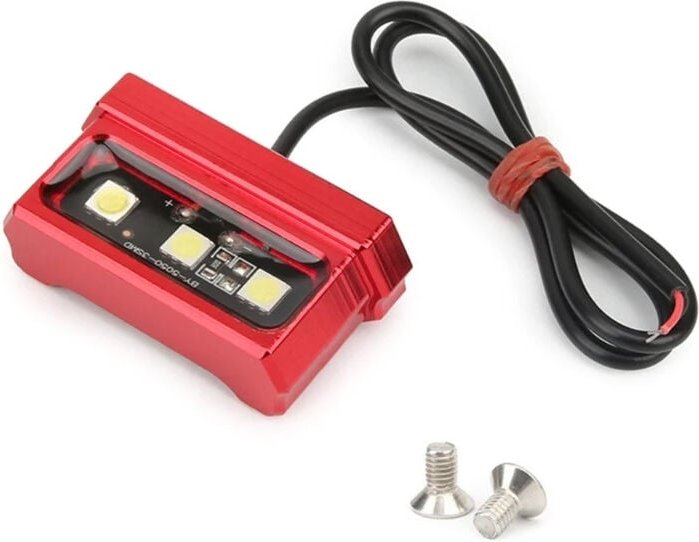 Thumbnail - Gotrays - Motorrad-Kennzeichenleuchte, 12 v, dekorativer Rahmen, Rücklicht, Nummernleuchte, Anzeige, universelles Motorr...